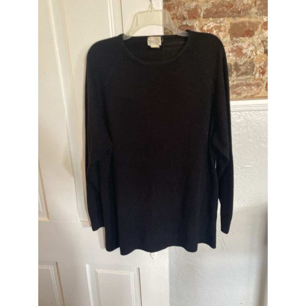 MODA Int. Vintage Sweater Large Navy Relaxed Fit Good Condition VTG Hong Kong